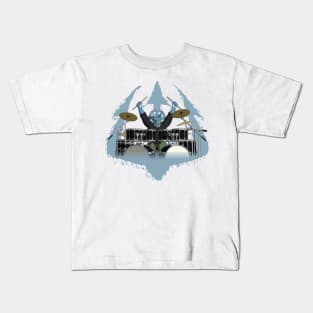 DINOMETAL - TRICERATOPS Kids T-Shirt